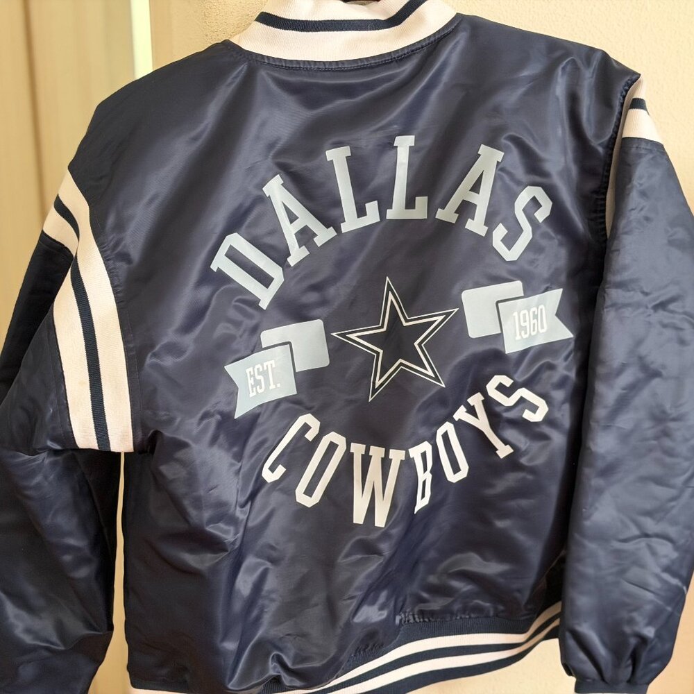 NWOT Dallas Cowboys Starter Bomber Jacket Men’s Medium